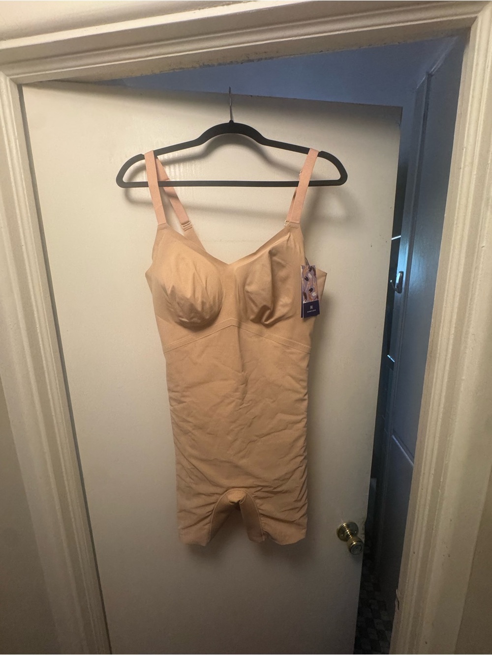 NWT 1X Honeylove SuperPower Mid-Thigh Bodysuit, sculpting shapewear